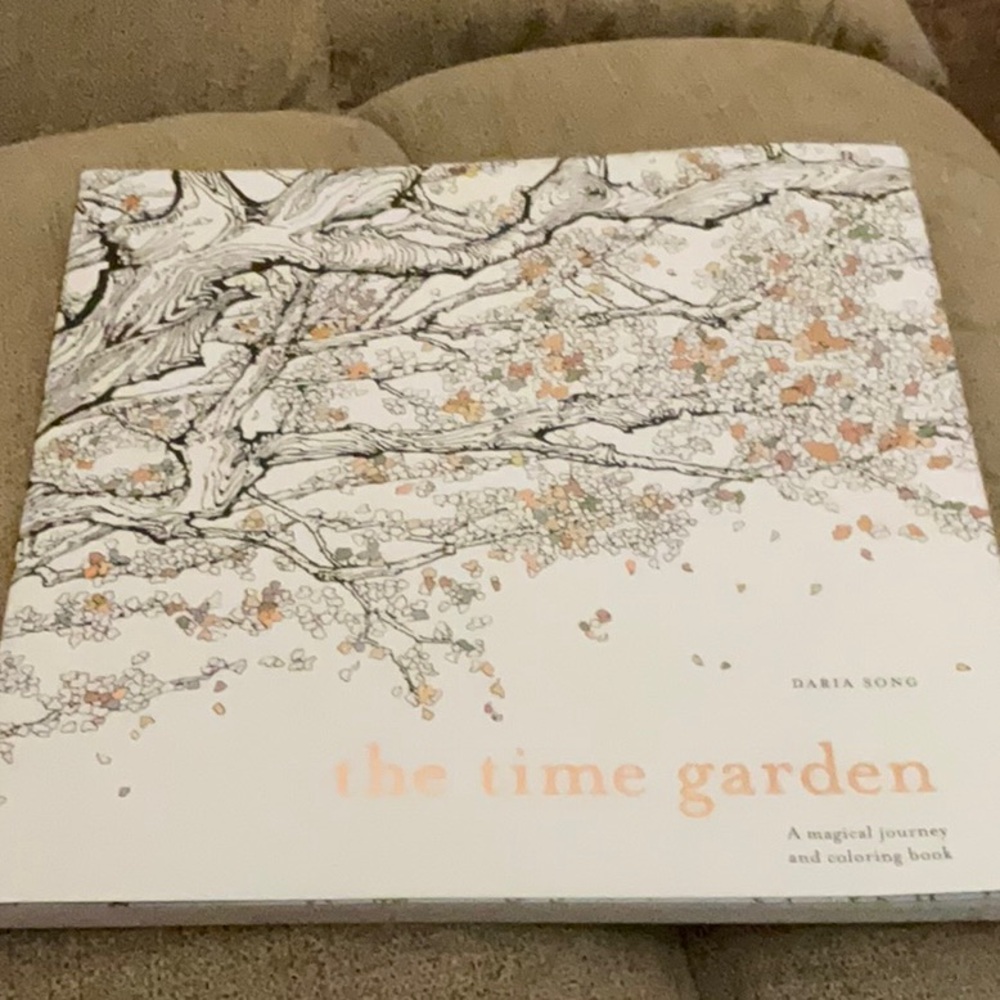 The Time Garden Adult Coloring Book 📖 by Daria Song, Magical Journey